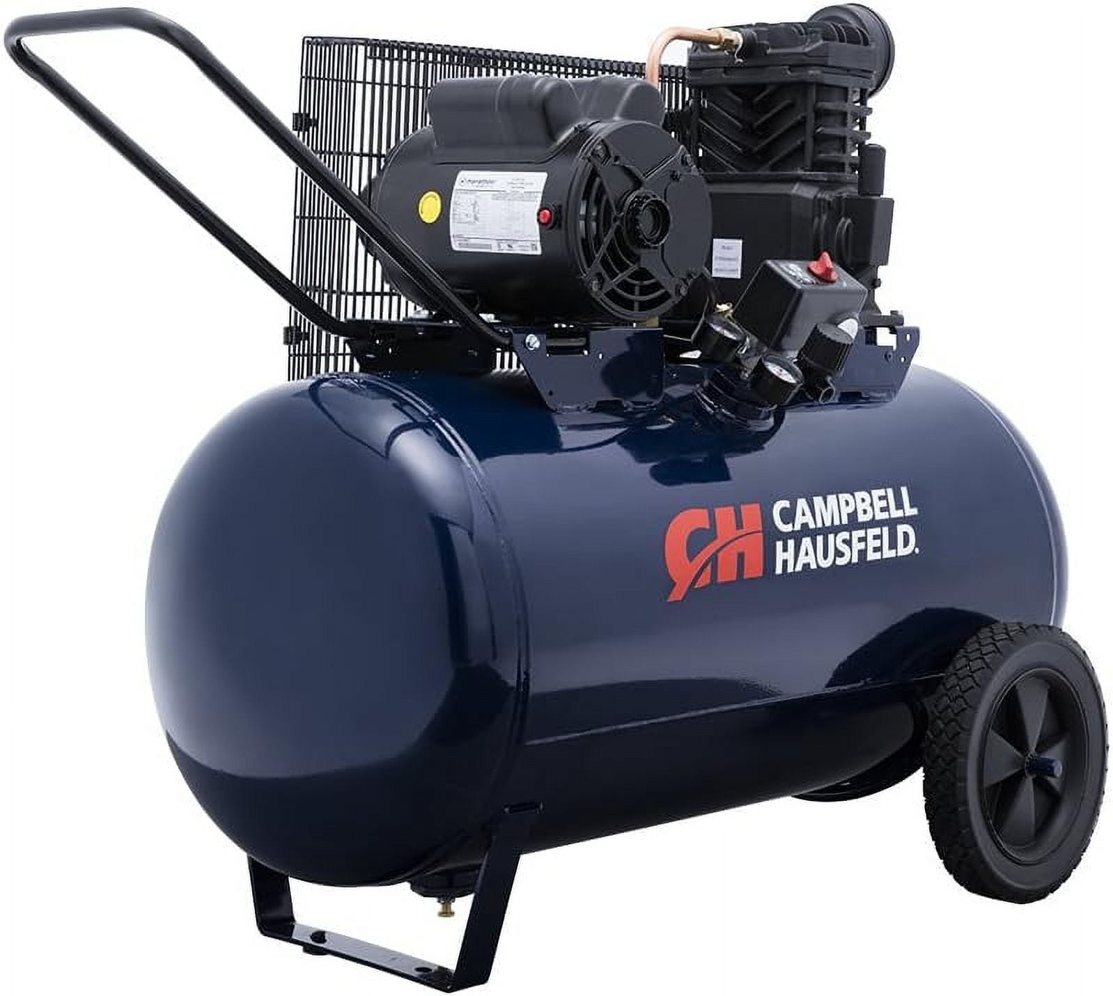 3.7 HP 30 Gallon Oil-Lube Horizontal Portable Air Compressor
