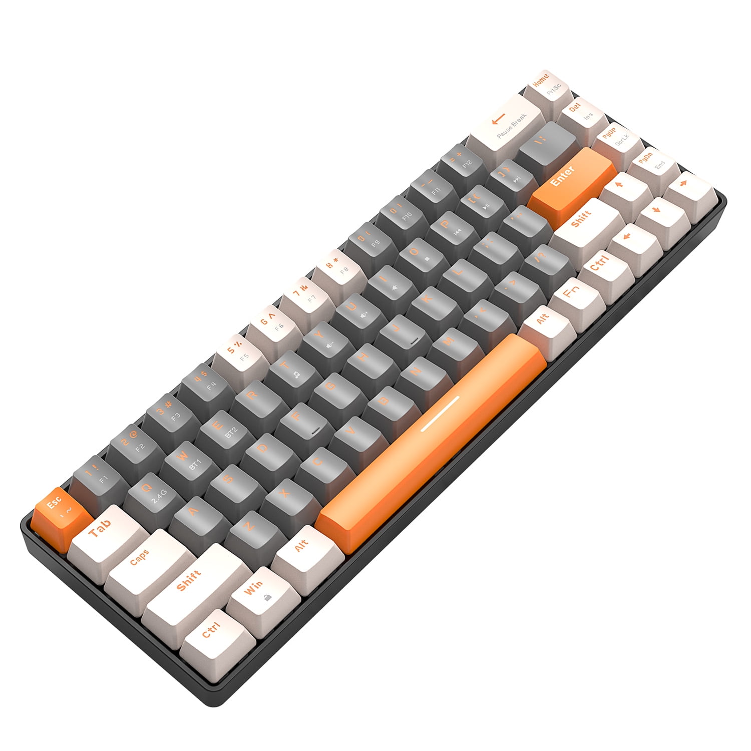 雪月花⑅︎◡̈︎* ZIYOULANG K68 60% Wireless Mechanical Keyboard, Bluetooth