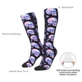 thumbnail image 4 of Naloa flower Skull rose Thigh High Socks Extra Long Stretchy Sock Women Over Knee High Opaque Stocking Daily Wear, 4 of 6