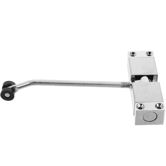 Adjustable Automatic Door Closer – Heavy-Duty Cast Aluminum, Hinge-Mount, Self-Closing Spring For Doors Up To 140 Lbs, Nordic Style, Rustproof