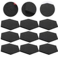 thumbnail image 2 of 12 pegatinas decorativas de pared multifuncionales con aislamiento acústico hexagonales para bricolaje, 2 of 6