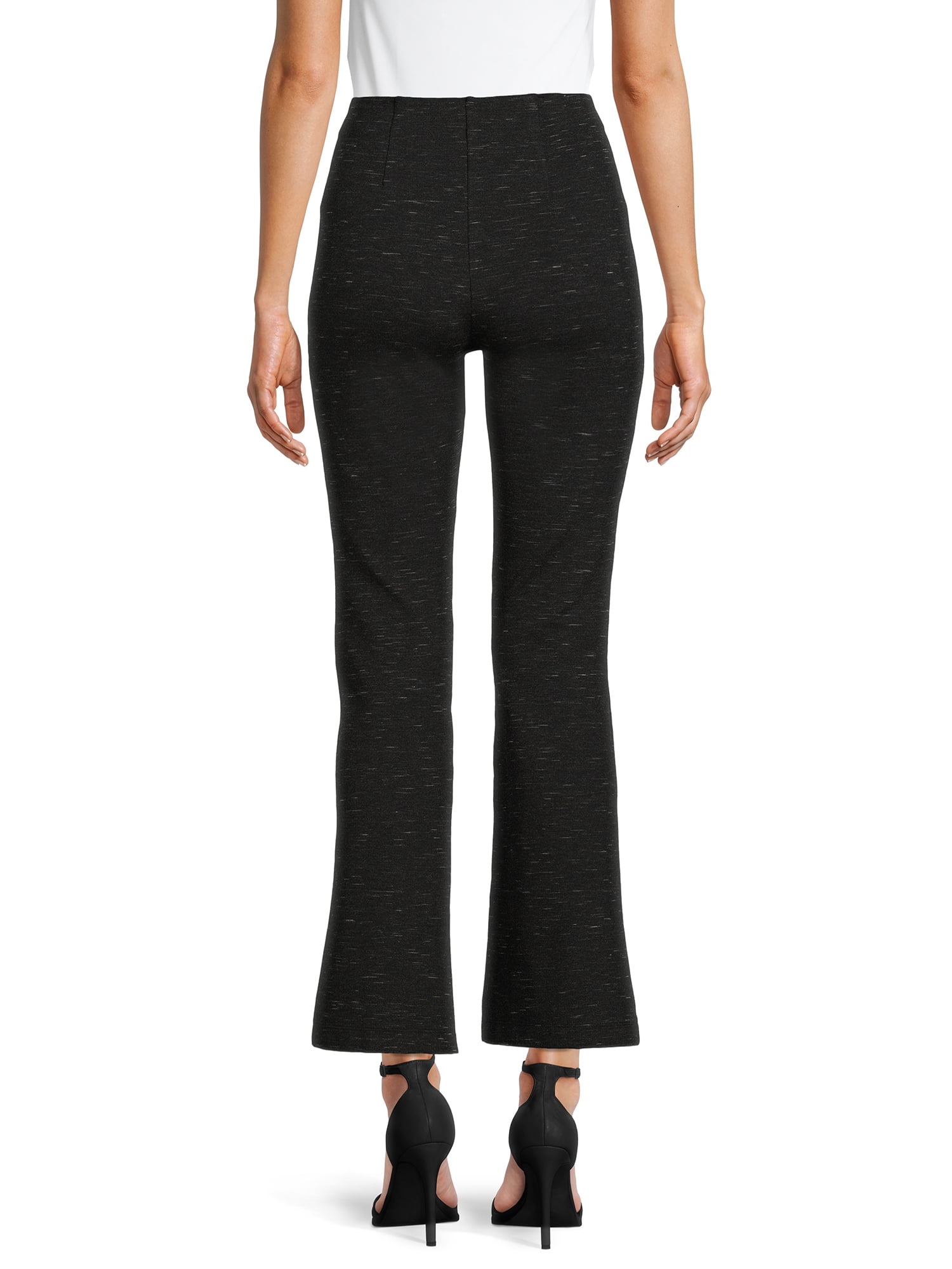 Time And Tru Women's Ponte Bootcut Pants with Front Slit