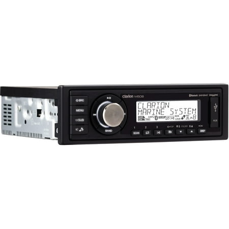 Clarion M508 Single-DIN In-Dash Marine-Grade M508 Digital Media