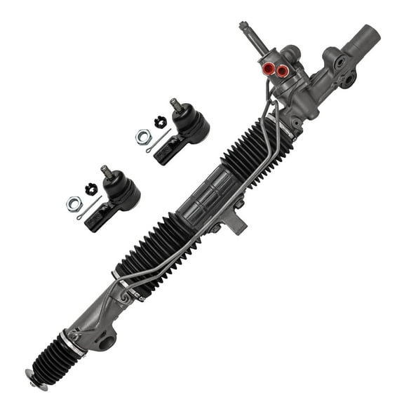Detroit Axle -Steering Rack & Pinion Front Outer Tie Rod Ends for 2001-2005 Acura EL Honda Civic