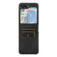 thumbnail image 3 of Decase Luxury Leather Wallet Cover for Samsung Galaxy Z Flip 5 2023 with High-quality Easy to install,Card Slots Card Holders,Shockproof Full Body Protective Folding Case For Ladies Women Men,Black, 3 of 6