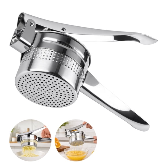 Fixdono Potato Ricer, Potato Masher Stainless Steel, Fruit and Vegetables Press Kitchen Tool, 15oz