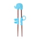 thumbnail image 2 of 1 par de palillos para entrenar a principiantes: palillos tramposos y fáciles de utilizar, ayudante de palillos de aprendizaje, palillos B perfecl  palillos para niños, 2 of 7