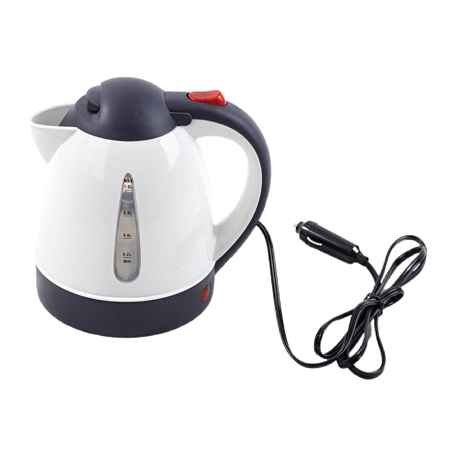 Naierhg 12V150W 24V250W 1.0L Stainless Steel Car Automobile Electric Kettle Auto Tea Water