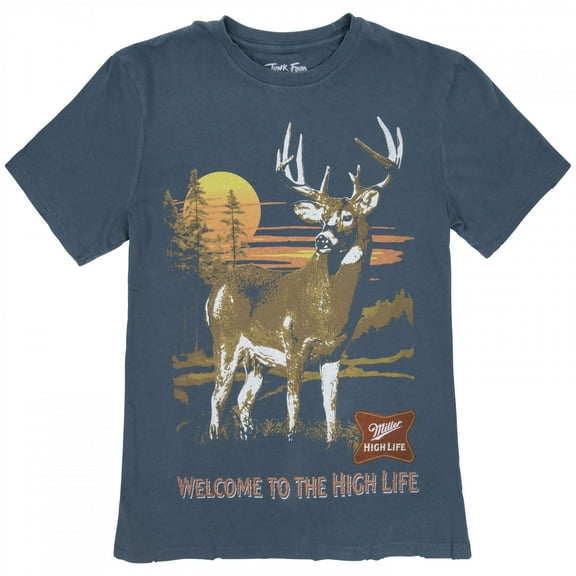 Miller High Life Wildlife Sunset T-Shirt by-Large