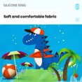 thumbnail image 4 of Paokuoon Swimming Caps Kids Swimming Hats Quick Dry Cartoon Pattern Nylon Stretchy Protective Swimming Hats Cute, 4 of 9