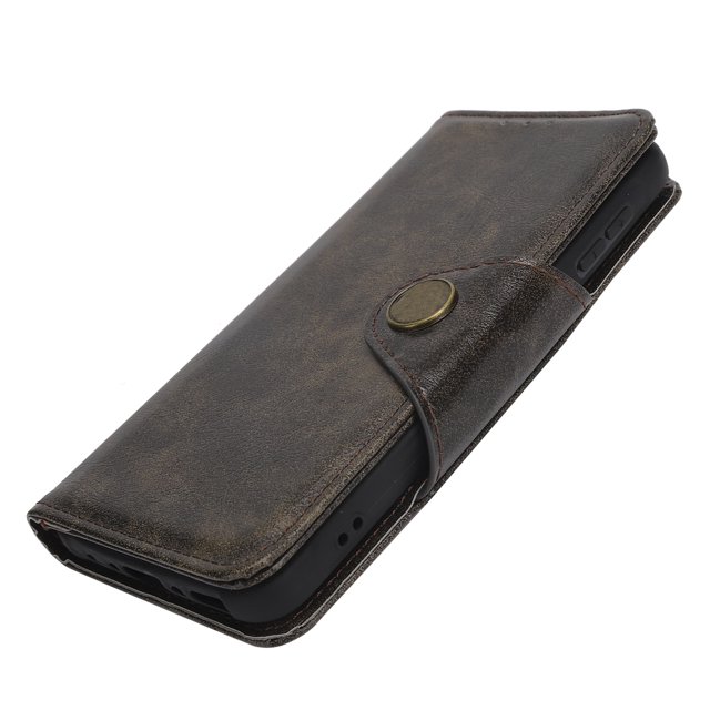 Full Body Leather Case Shockproof Phone Case Shockproof Phone Covers Full Body Leather Case For Galaxy X Cover 5 With Card SlotCoffee ANGGREK Café
