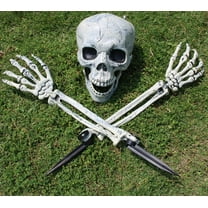 ASKETAM Halloween Outdoor Skeleton Decor, Scary Yard & Party Decoration