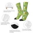 thumbnail image 3 of Yiaed Cartoon Duck Print Great elasticity Crew Socks Sports socks for Men and Women, 3 of 5