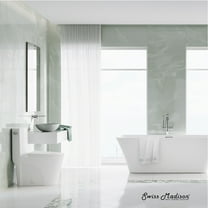 St. Tropez One-Piece 10" Rough-in 1.28 GPF Left-Hand Vortex Flush Elongated Toilet in Matte White