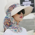 thumbnail image 3 of 1PC Women Foldable Anti-Uv Sun Hat Face Protection Hats Wide Big Brim Summer, 3 of 6