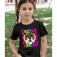 thumbnail image 3 of Tigers Sports Fan Shirt for Women and Teens School Pride Tiger Mascot Tee Black Shirt Youth Medium, 3 of 5