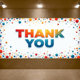 thumbnail image 6 of Colorful Design Thank You Banner Decorative Confetti Pattern Party Decoration for Appreciation Event Celebration Indoor Decoration, 6 of 7
