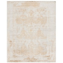 Safavieh Bedford 8'-0" x 10'-0" Viscose Hand Loomed Rug in Beige / Gold