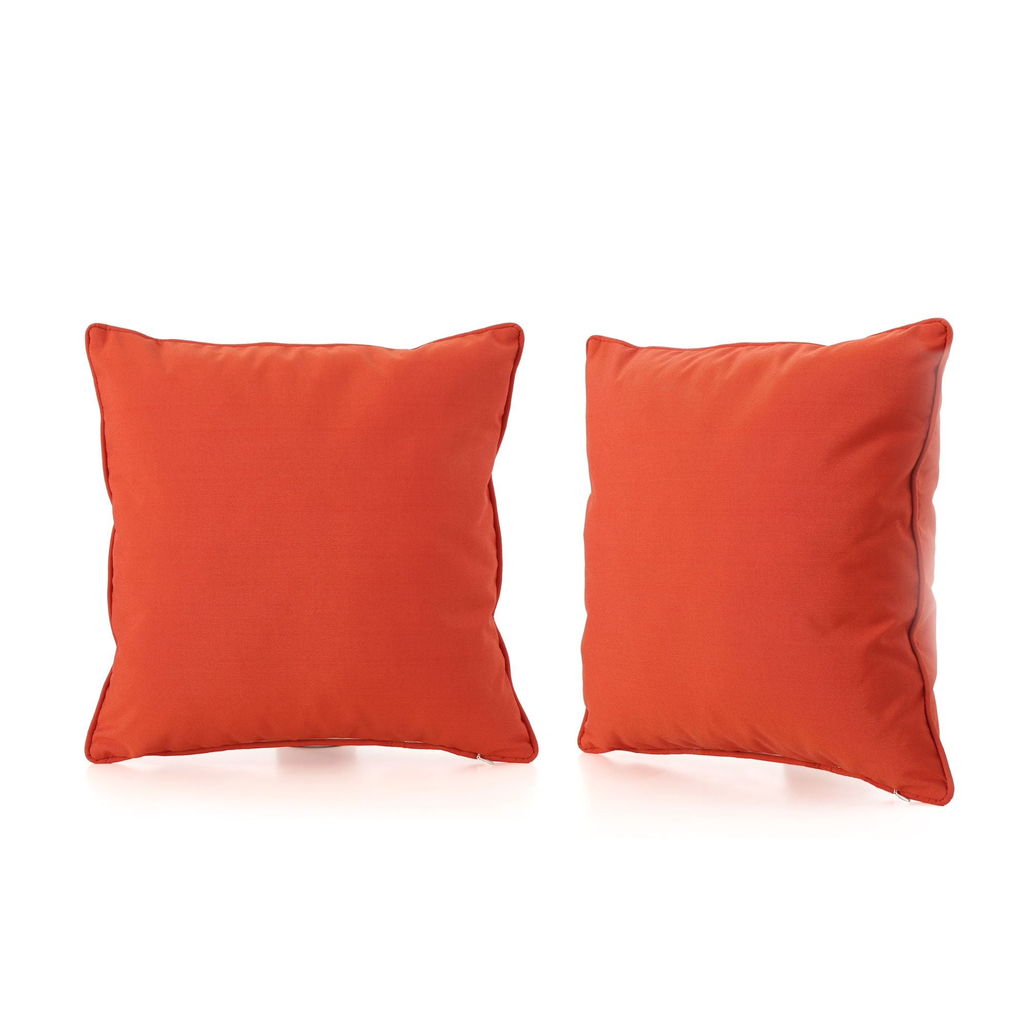 orange outdoor pillows
