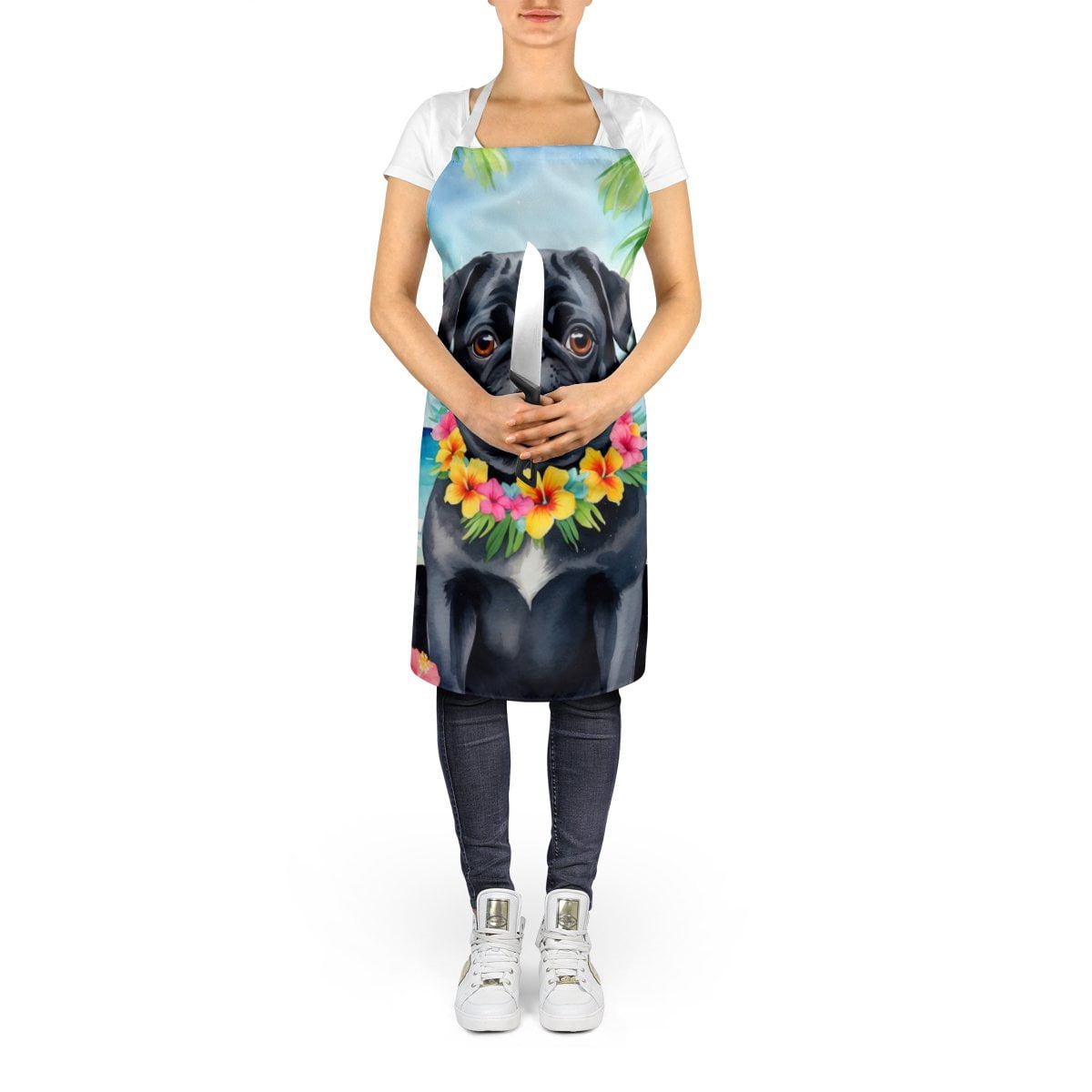Yorkshire Terrier Luau Apron