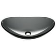 thumbnail image 2 of Aquaterior Oval Bathroom Vessel Sink Tempered Glass Vessel Sink Vanity Above Counter Top Mount Basin, 2 of 9