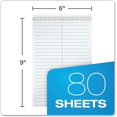 thumbnail image 2 of TOPS Spiral Steno Books, 6 x 9 Inches, Gregg Rule, White Paper, Assorted Covers, 80 Sheets per Book, 4 Books per Pack, 2 of 5