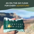 thumbnail image 7 of Venture Wipes Large 12x12 Inch, Biodegradable, Individually Wrapped Wipes, Shower Bathing Wipes for Adults, 10 Count, 7 of 7
