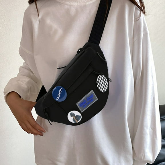 Crossbody Chest Bag Lightweight Stylish And Versatile Small Waist Bag With Adjustable Strap For Travel Sports Running