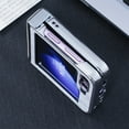 thumbnail image 5 of Ancove Magnetic Faux Leather Case for Samsung Galaxy Z Flip 7, Matte Anti-Glare Rigid Plastic Back Cover, Anti-Scratch & Wireless Charging Compatible Protective Shell,Black, 5 of 9