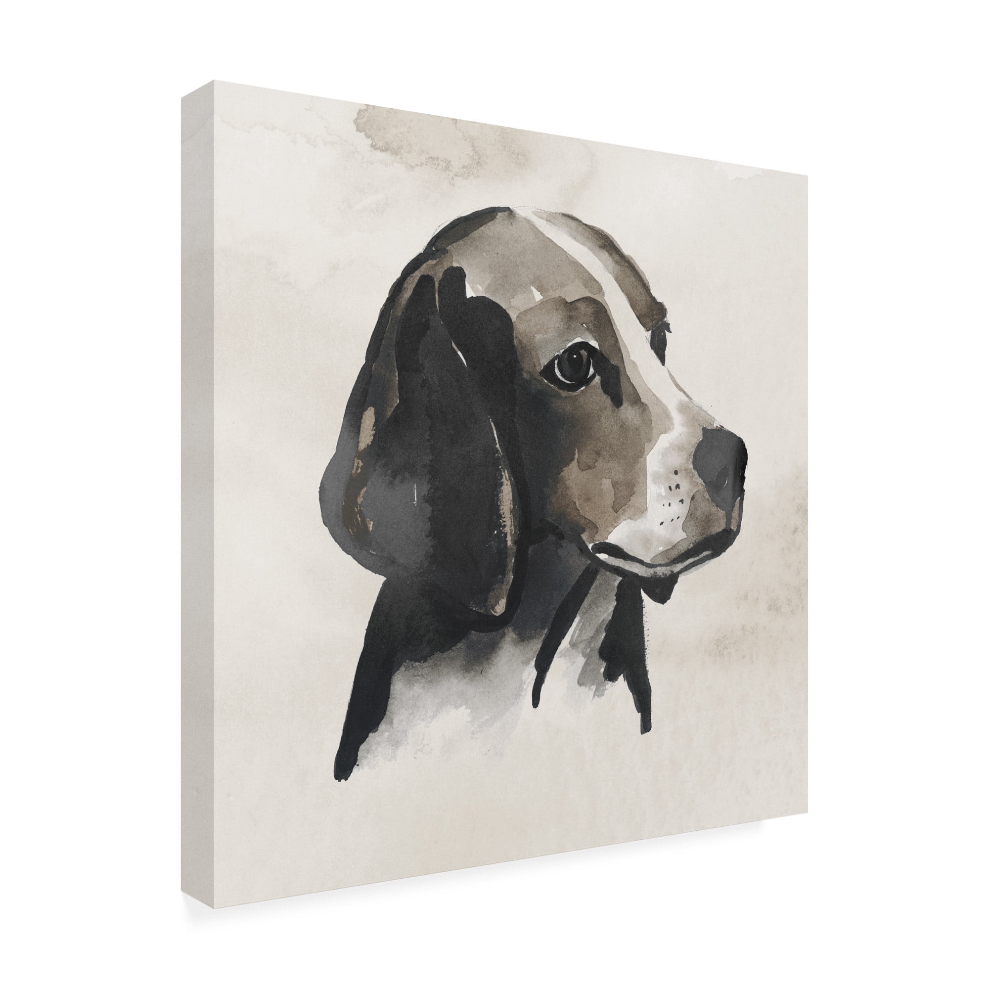 Trademark Fine Art 'Inked Dogs II' Canvas Art by Grace Popp