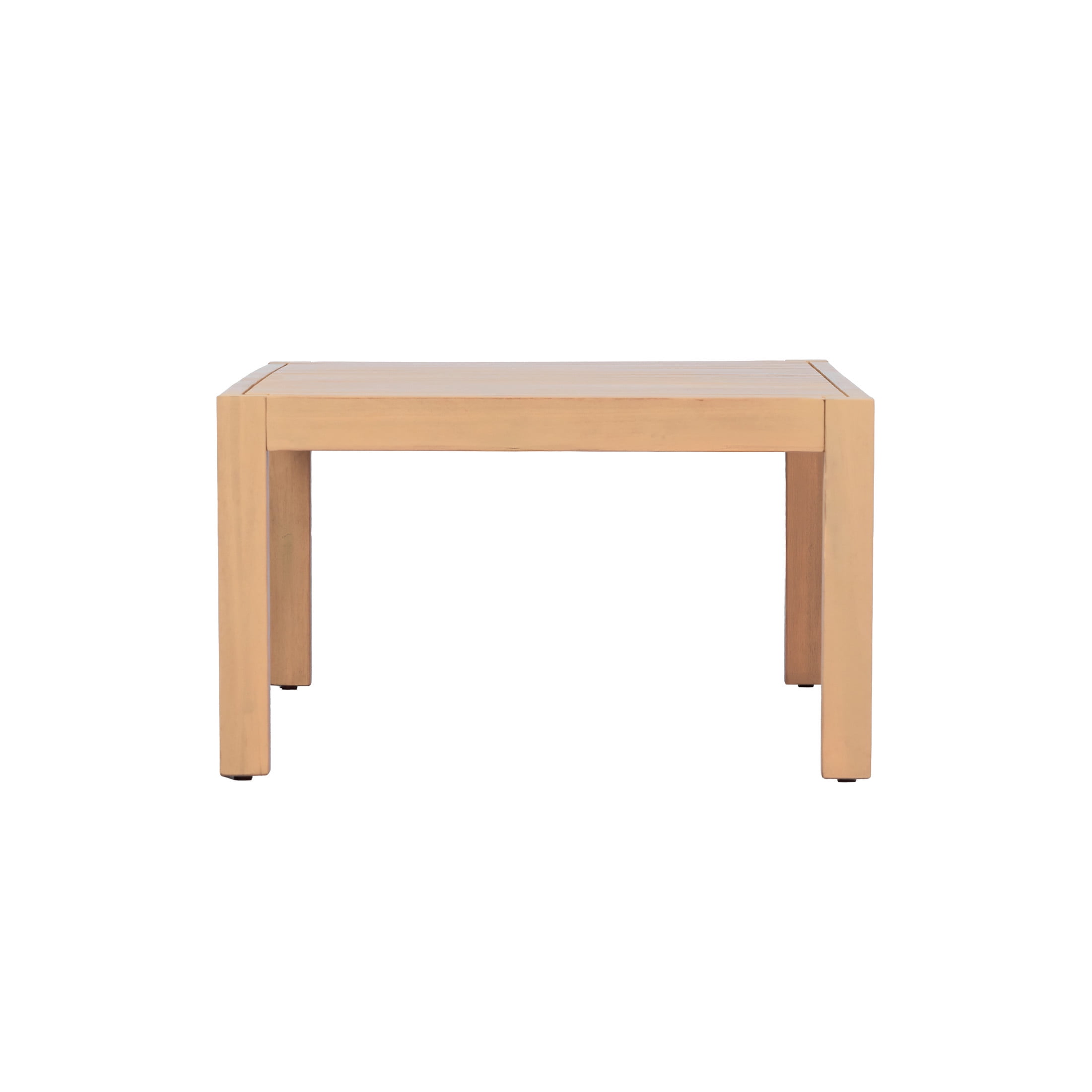 Christopher Knight Home 47.24" Outdoor Patio Solid Wood Rectangular Coffee Table, Light Teak