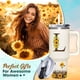 thumbnail image 2 of Vaso SUFAVN de acero inoxidable con mango de girasol de 40 oz, 2 of 7