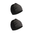 thumbnail image 1 of Eigraketly Gorro de natación de moda de nylon - Amplia aplicación para todas las edades Gorro de natación elástico Gorro de piscina negro negro 2Conjunto, 1 of 6