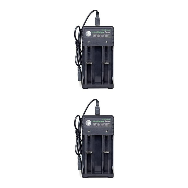 Baohd Piles USB Efficaces et Fiables à 2 Fentes pour Portable Compatibilité Universelle Lithium AAA Style A Ensemble de 2