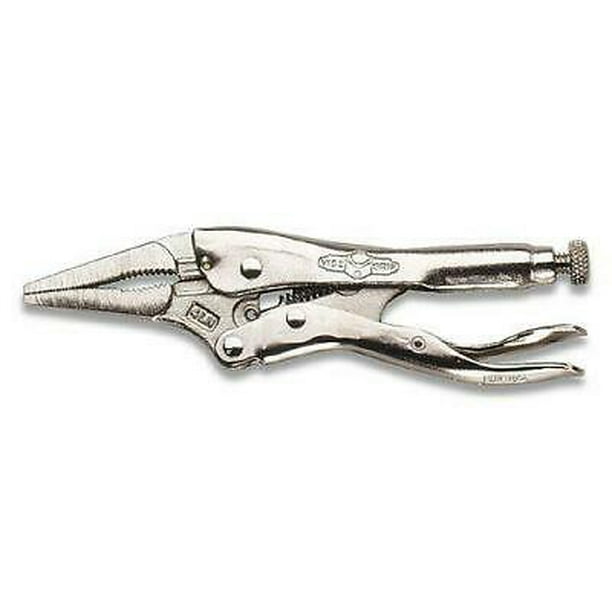 2PK IRWIN ViseGrip 4LN Long Nose Locking Pliers, 4"