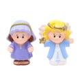 thumbnail image 4 of Replacement Parts for Collectible Fisher-Price Little People Christmas Story Nativity Bible Story Playset J2404 - Replacement Set of Figures - Mother Mary and Angel Gabriel, 4 of 7