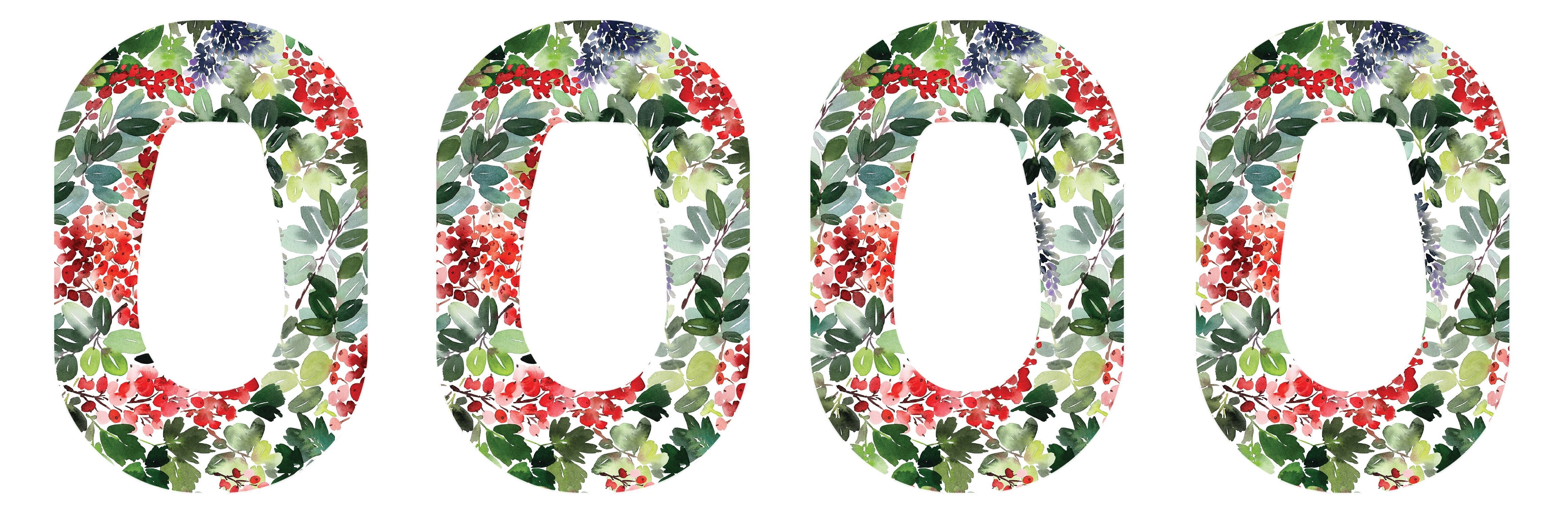 Buy Christmas Berries Patch+ Tape Designed for the DEXCOM G6 Online at ...