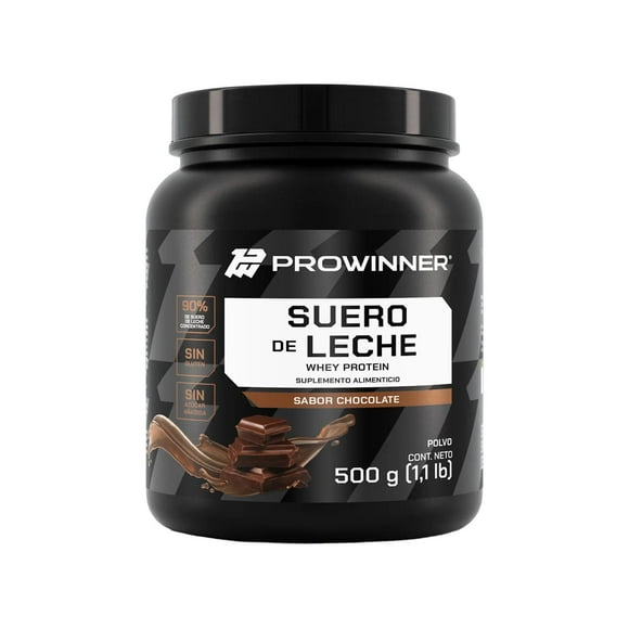 Suero de Leche (Whey Protein) Chocolate 500 g ProWinner gris ProWinner PW-784