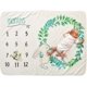 thumbnail image 1 of Manta semanal mensual para bebé, franela súper suave de 28x40 pulgadas, diseño de alas florales, accesorio para marco de fotos para recién nacidos, captura momentos especiales con, 1 of 2
