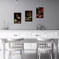 thumbnail image 4 of ZHONGYUTONG Kitchen Wall Art Set of 3 Red Wine Pictures Wall Decor Grape Wine Painting Restaurant Dining Room Bar Canvas Print Artwork Framed (11"x14"x3PCS), 4 of 6