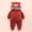 04Wine, variant on Baby Girl Boys Jumpsuit Pajamas Soft Fleece Long Sleeve Infant One Piece Snowsuit Cute Hooded Padded Warm Newborn Winter Romper