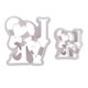 thumbnail image 3 of 2 Unidads Herramientas Grandes Pequeñas de Molde para Postre Duradero Macarena Biscuit Mold Baking Tool, 3 of 8