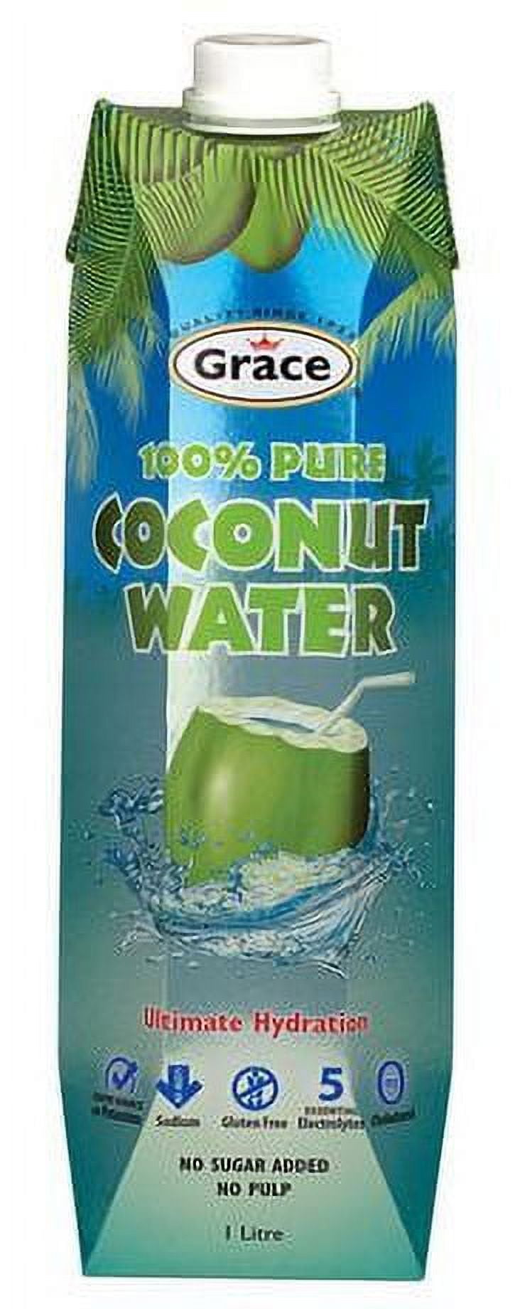 (3 pack) Grace Coconut Water 33.8 fl oz