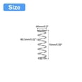 thumbnail image 2 of Unique Bargains Compression Spring, 5 Pack 304 Stainless Steel, 5mm OD, 0.5mm Wire, 15mm Length, 2 of 6