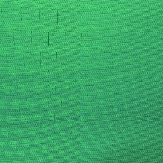 Ahgly Company Indoor Square Patterned SpringGreen Area Rugs, 6' Square