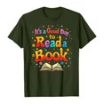 thumbnail image 5 of Tittly T Shirts for Women Graphic Tees World Book Day 2025 Costume It's A Good Day To Read A Book T Shirt Tshirts Shirts Tops for Women Trendy AG L, 5 of 5