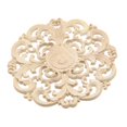 thumbnail image 3 of 2x Tallada Apliques de Carpintero Marco Calcomanía Decoración de Muebles, Diámetro 20 cm, 3 of 7