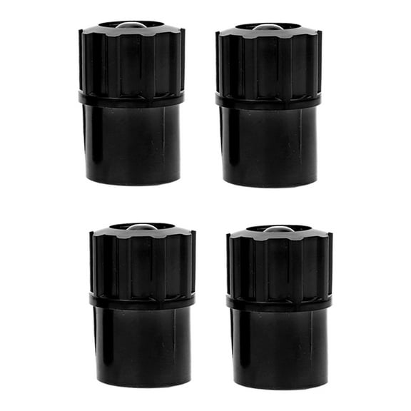 Homoyoyo Alto Saxophone End Plug, Durable Plastic, Easy Install, Black, 4Pcs