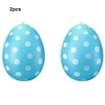 thumbnail image 3 of Cateissary Juego de 2 huevos inflables de Pascua para decorar fiestas de primavera. Kits de decoración para fiestas azul, 3 of 3