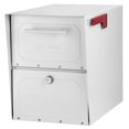 thumbnail image 1 of Architectural Mailboxes Oasis Classic Large High Security Parcel Mailbox White, 1 of 5